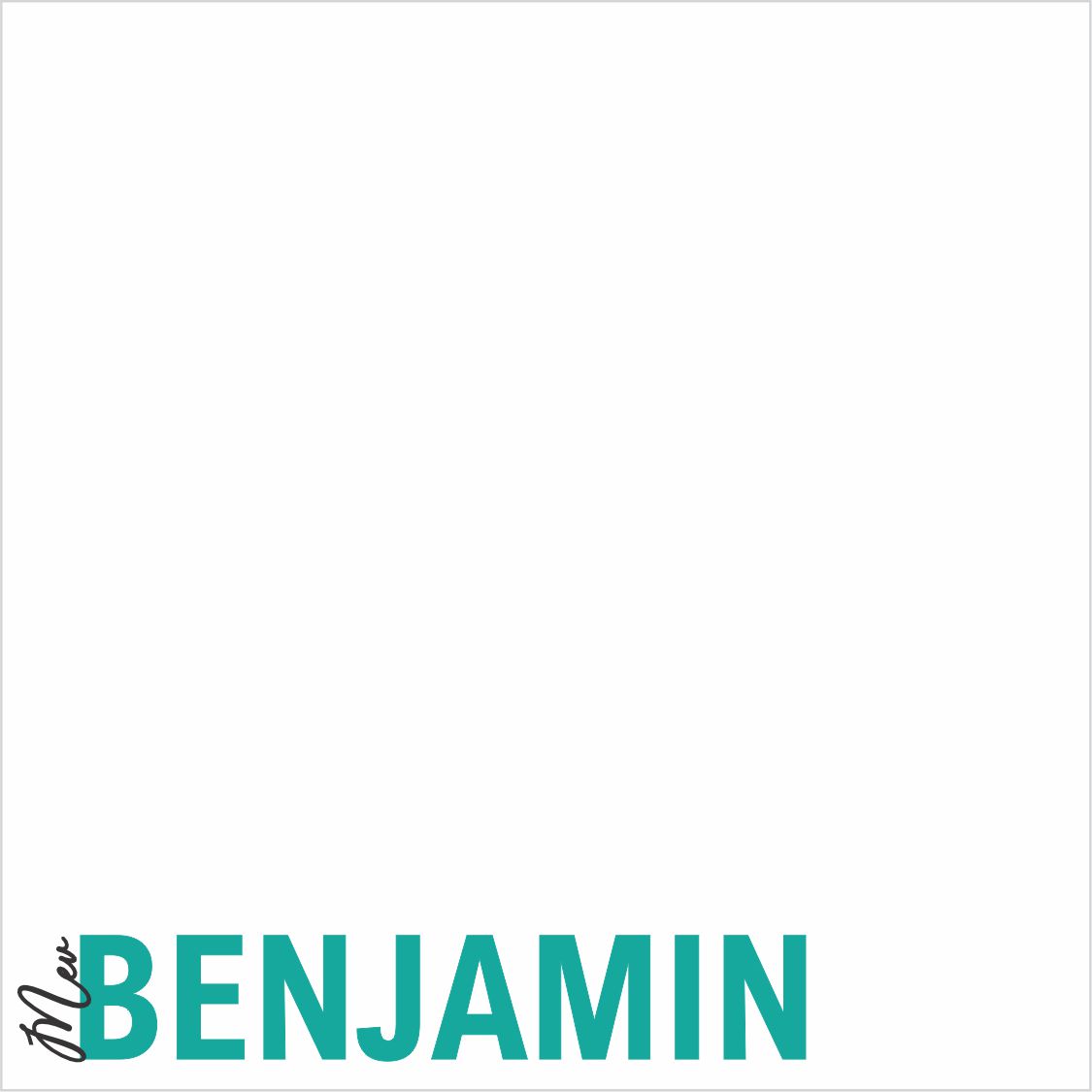 Benjamin turquoise