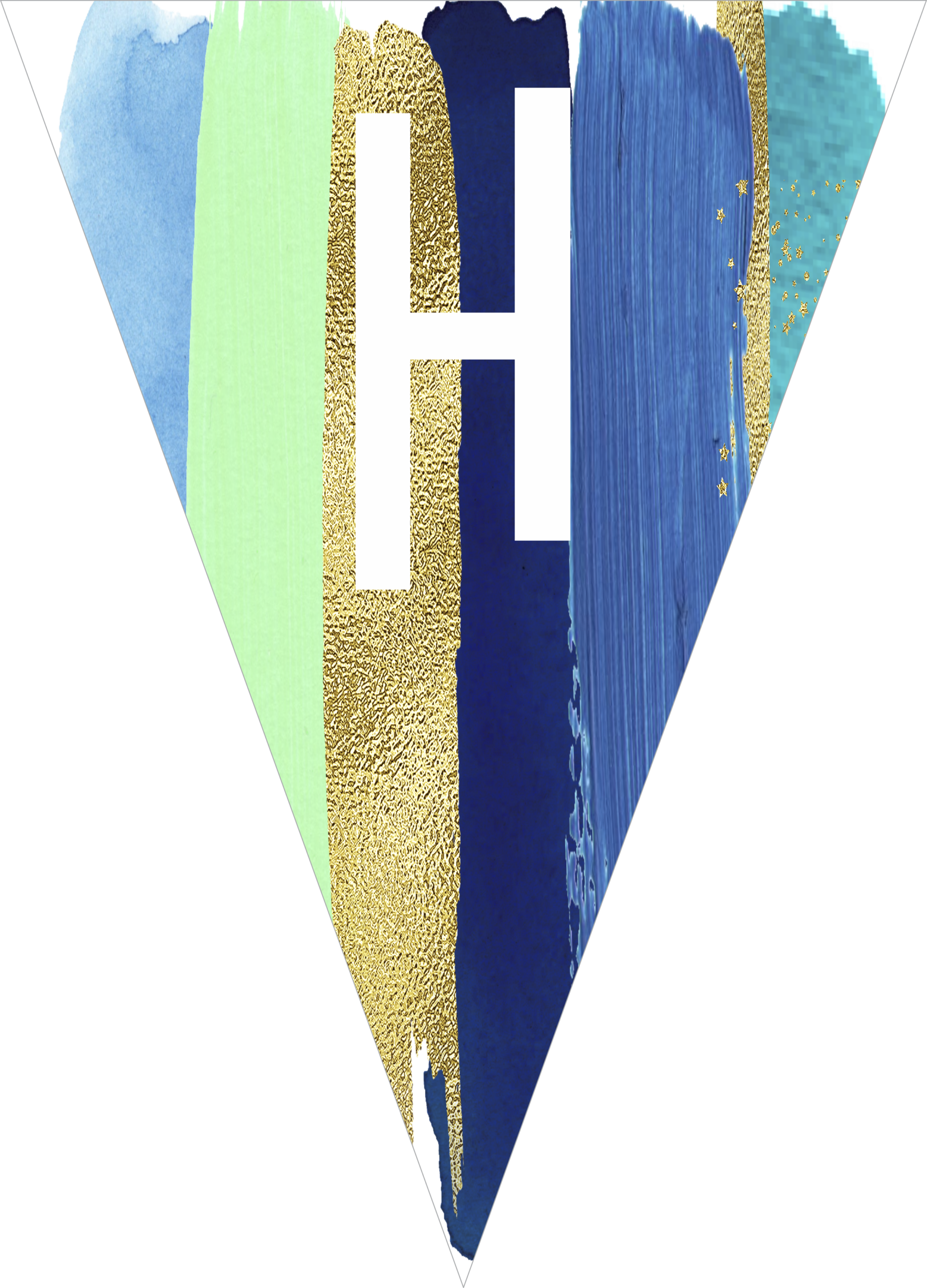 Blues gold stroke