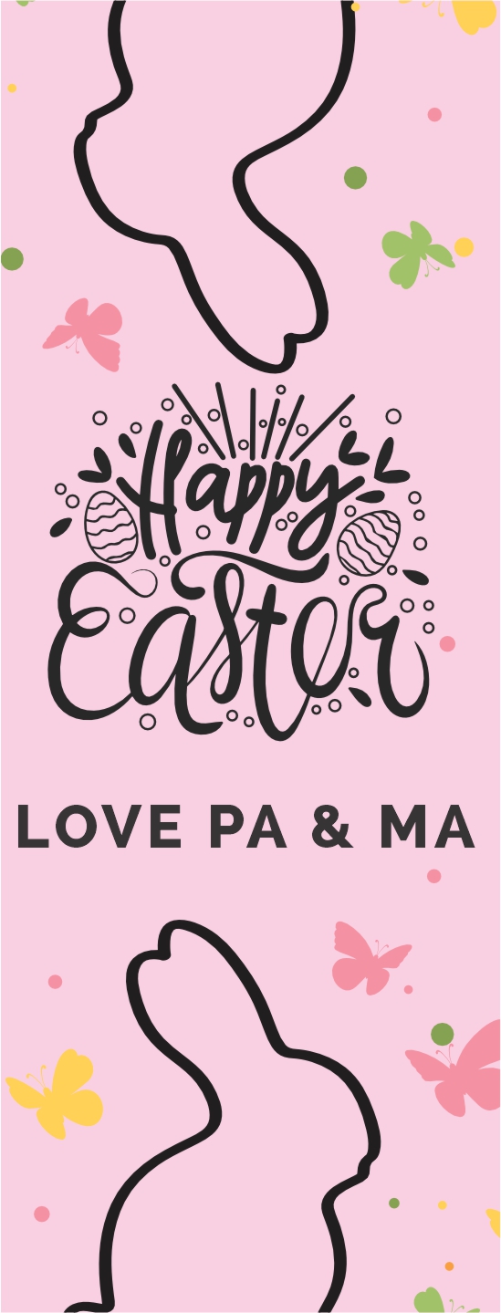 Easter butterflies