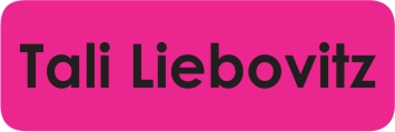 Pink black text
