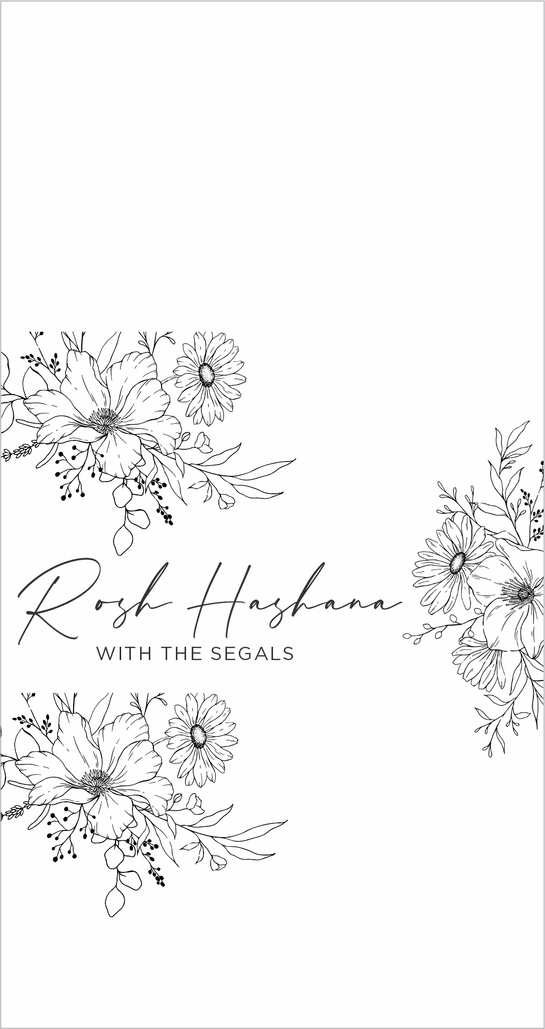Sketch flowers