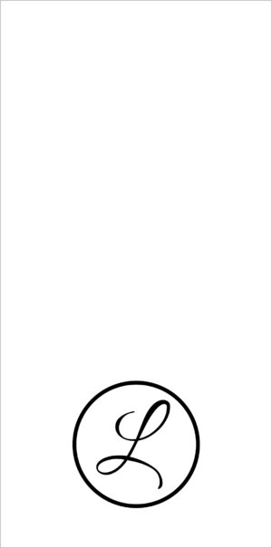 Circled intials