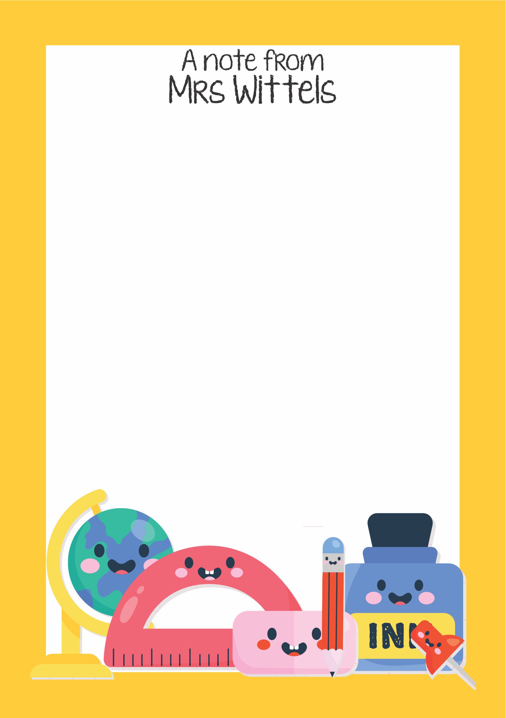 Cute stationery