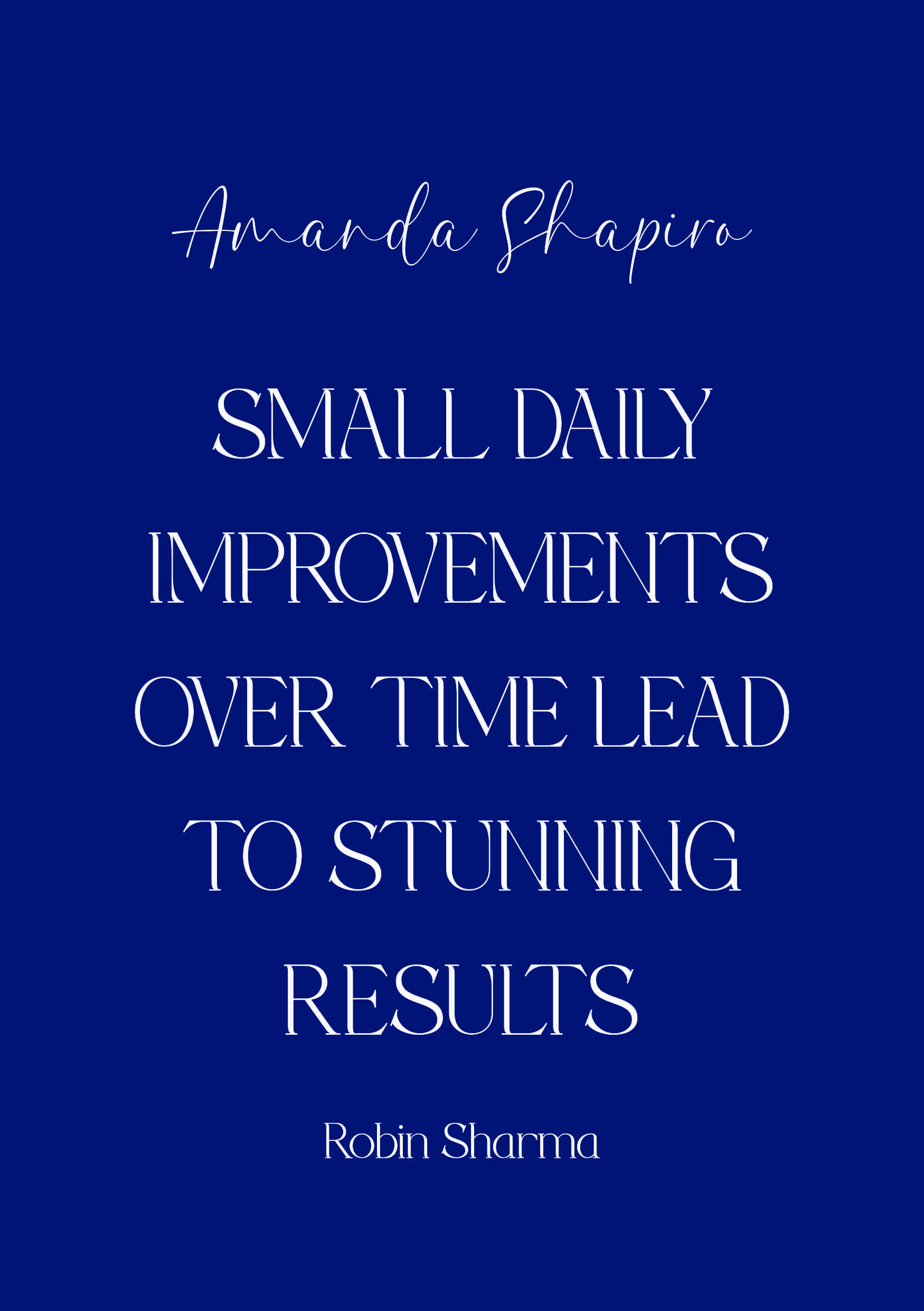 Daily Improvements