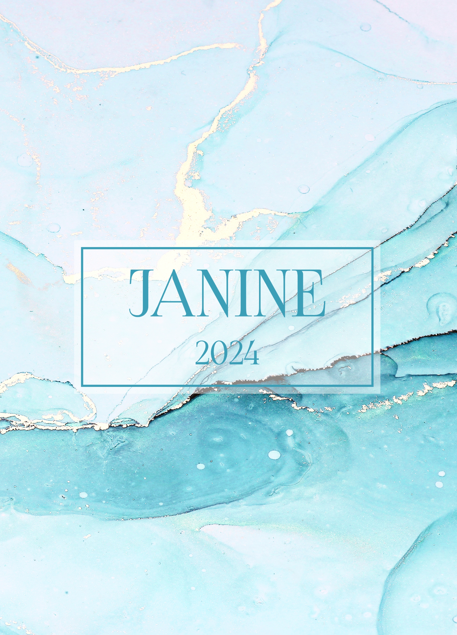 Turquoise ink