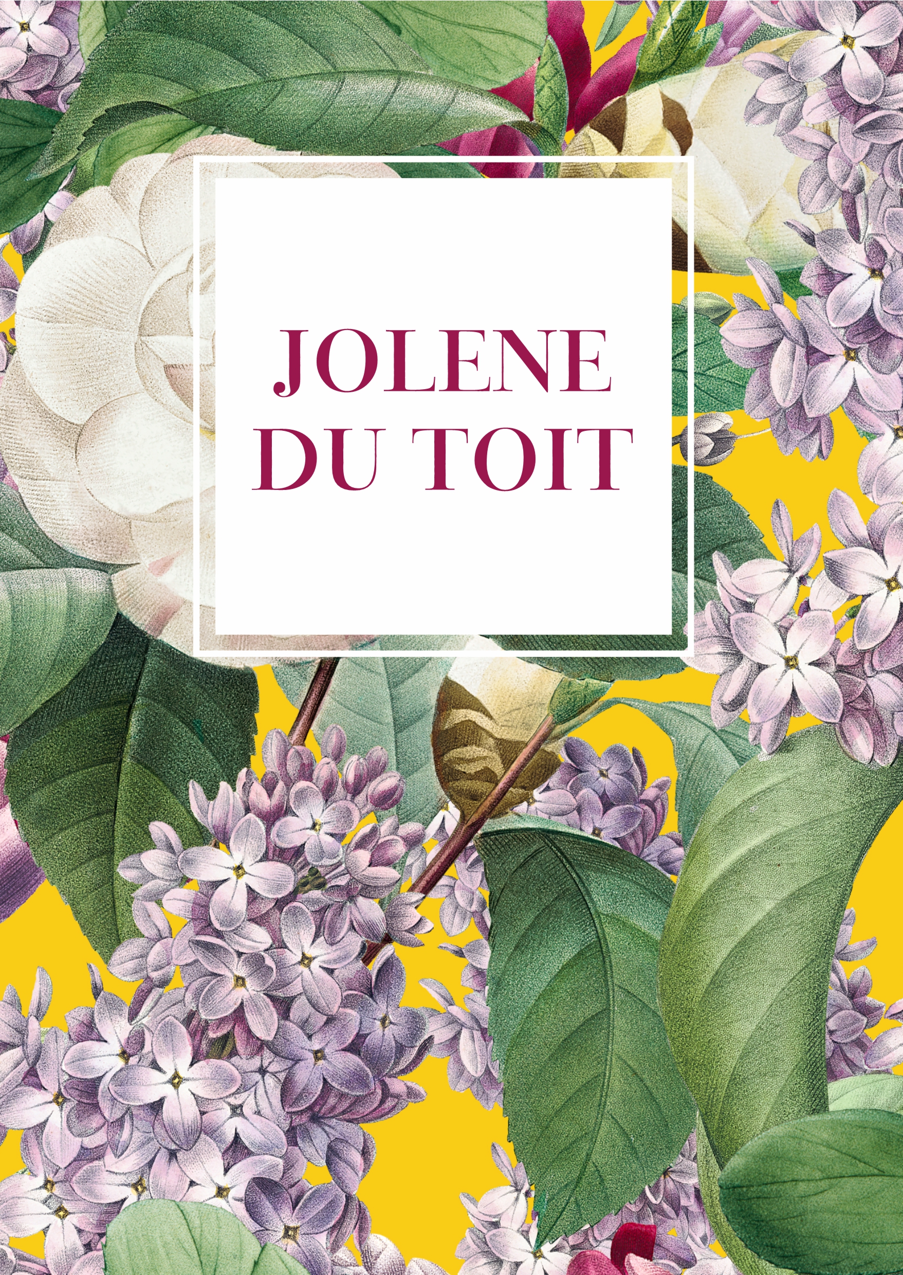 Flowers on yellow