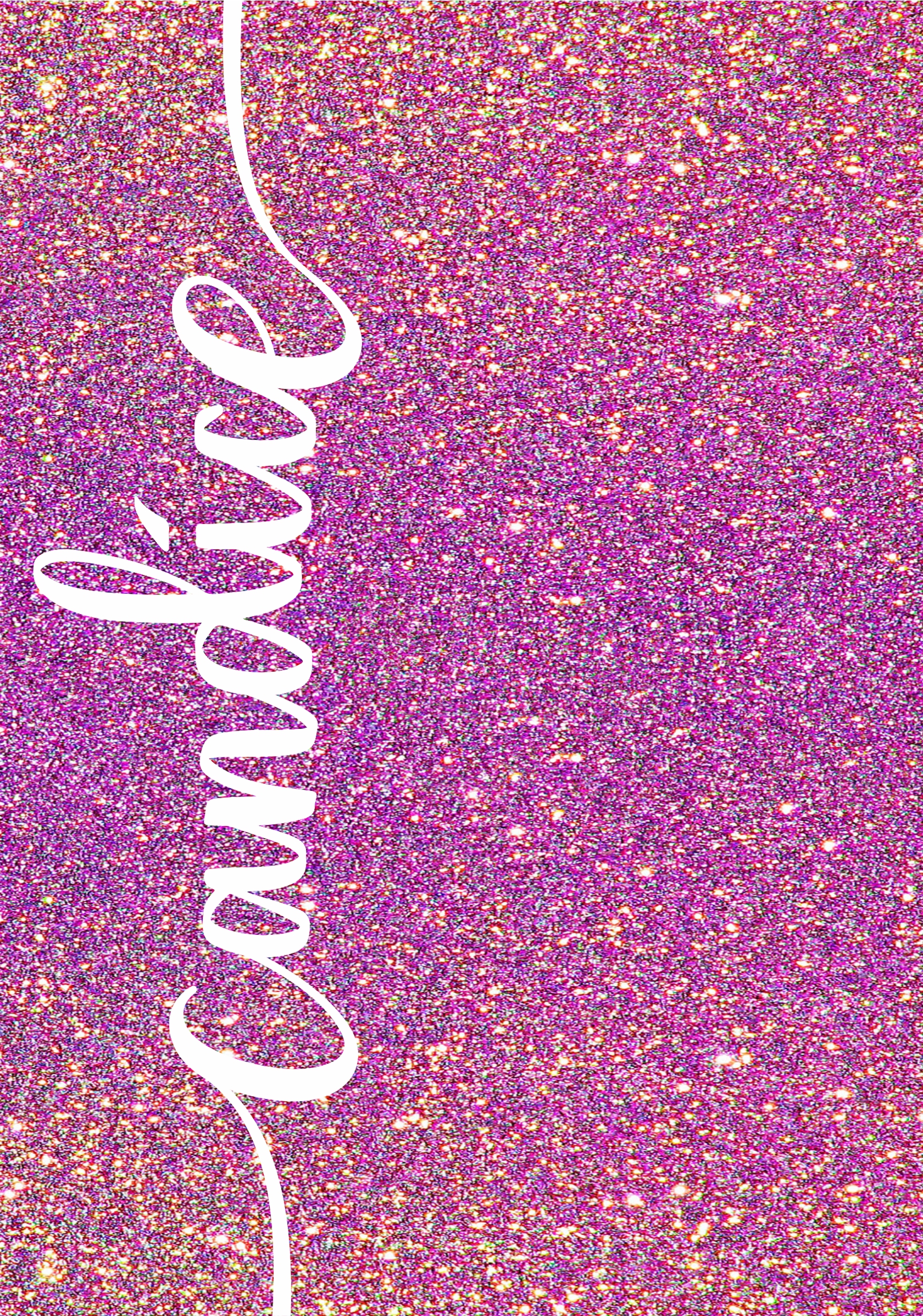 Pink glitter