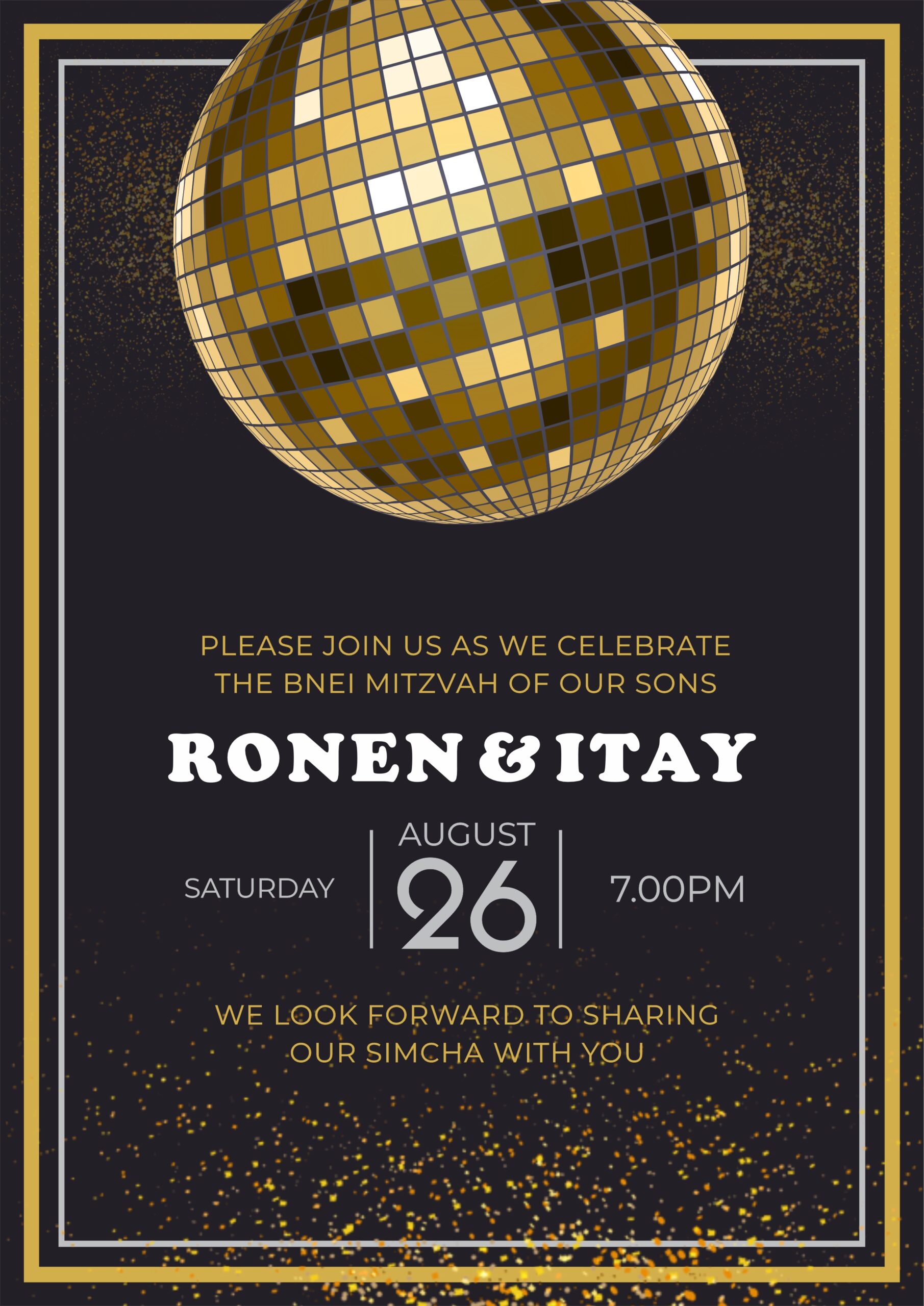 Bnei mitzvah Ronen & Itay