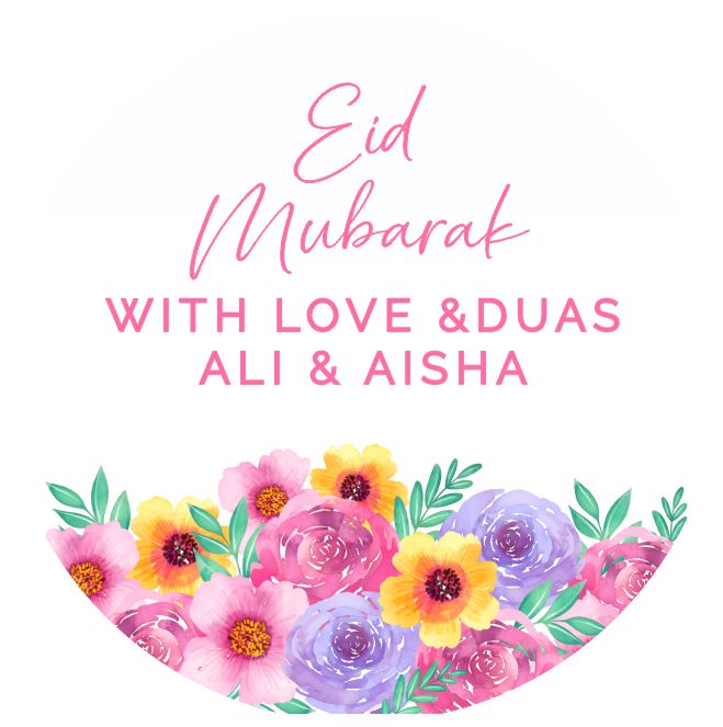 Eid flowers bright