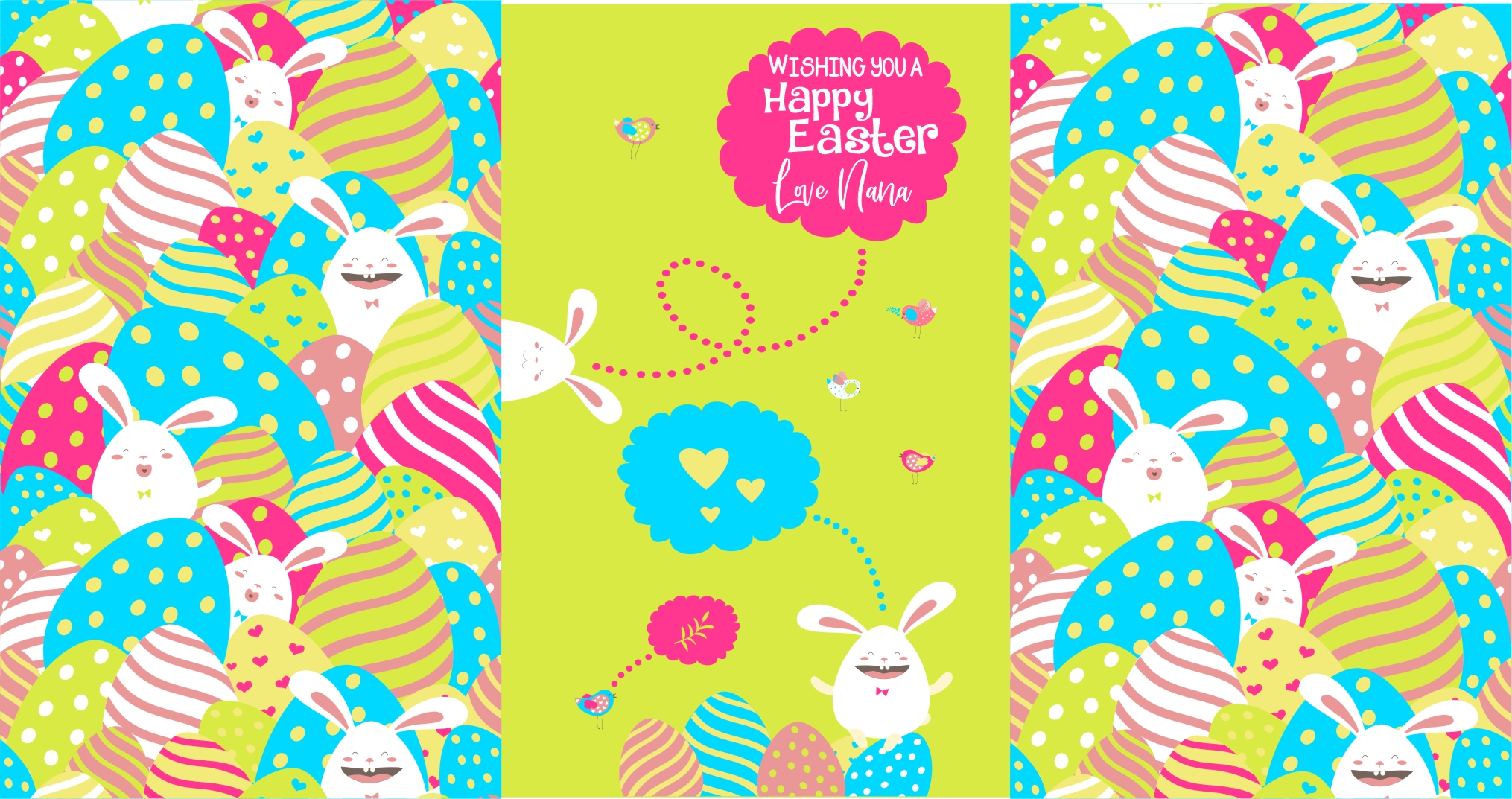 Easter eggs bright