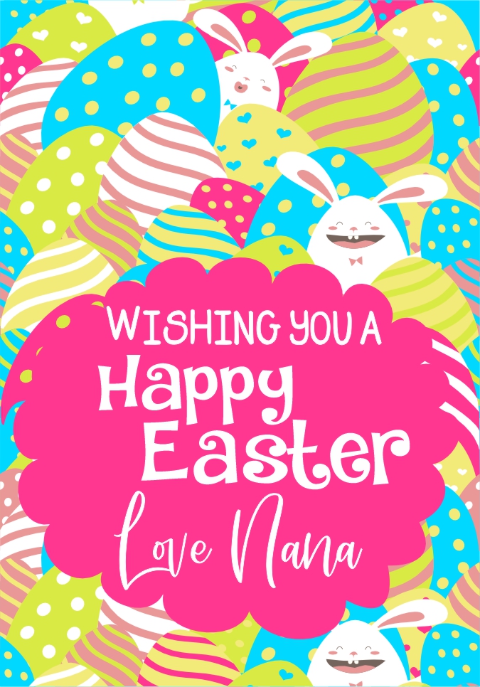Easter eggs bright