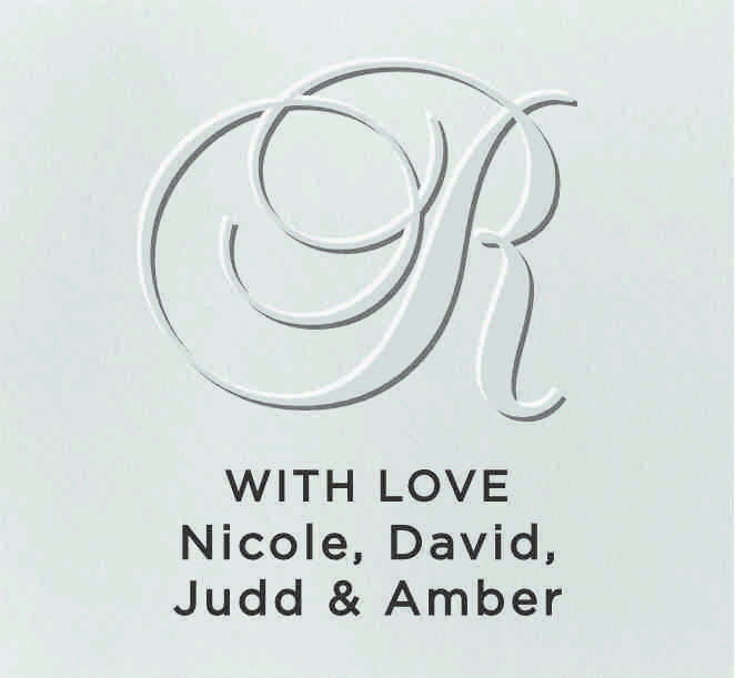 Embossed Intial