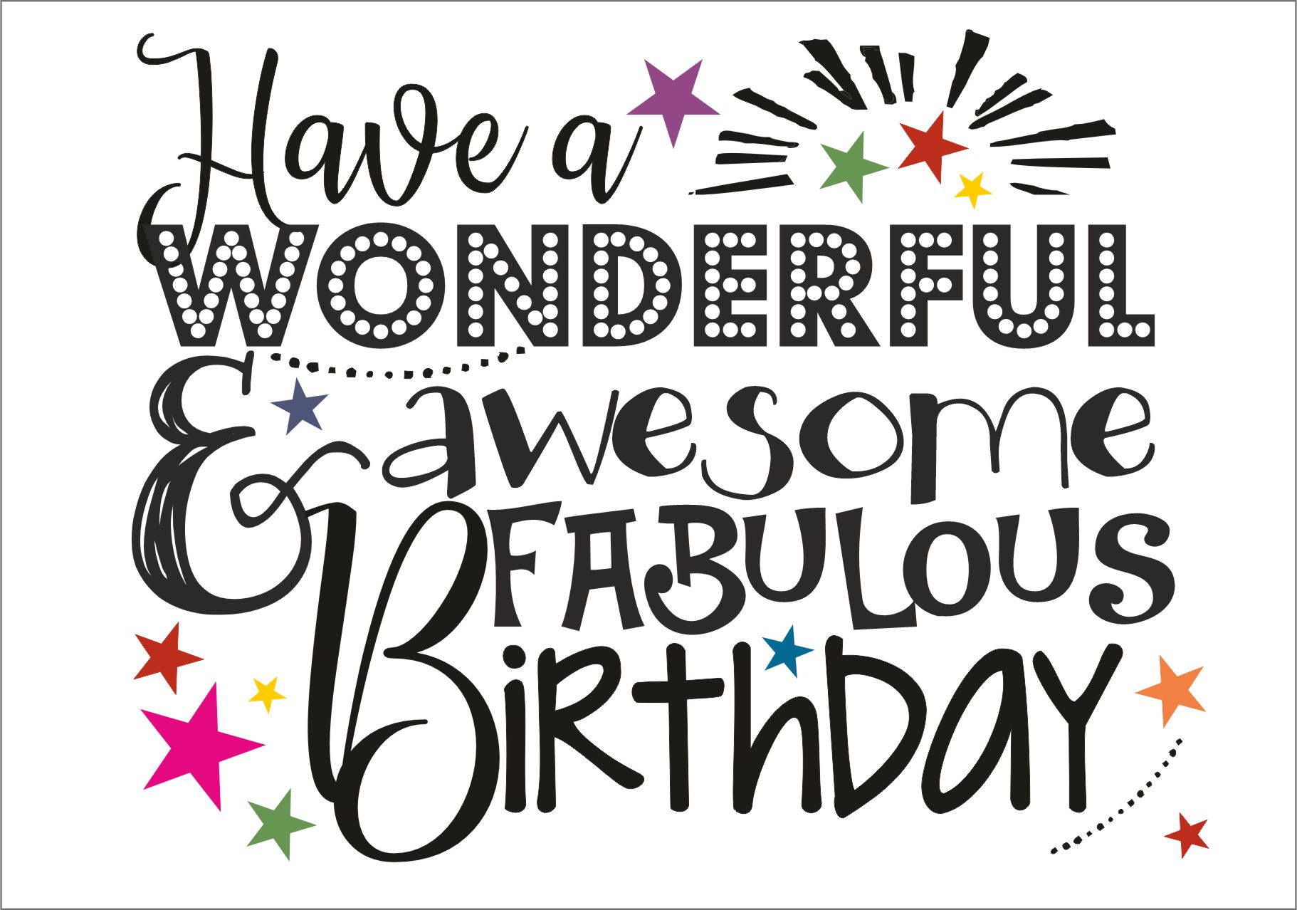 Wonderful birthday