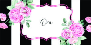 Floral striped