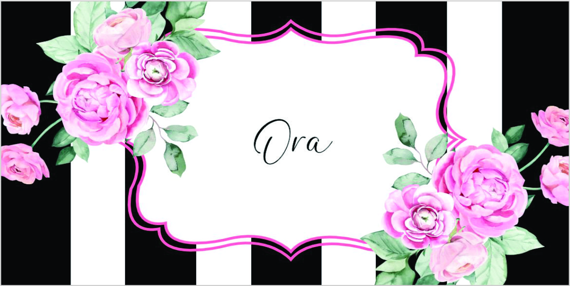 Floral striped