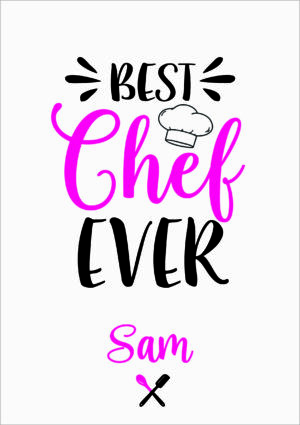 Fun font Chef