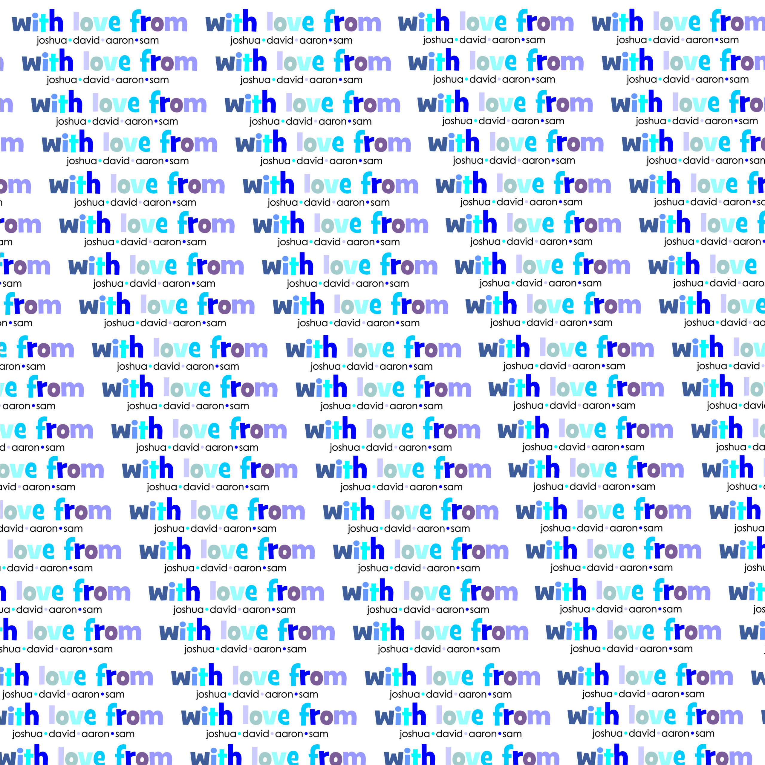 Fun font blues