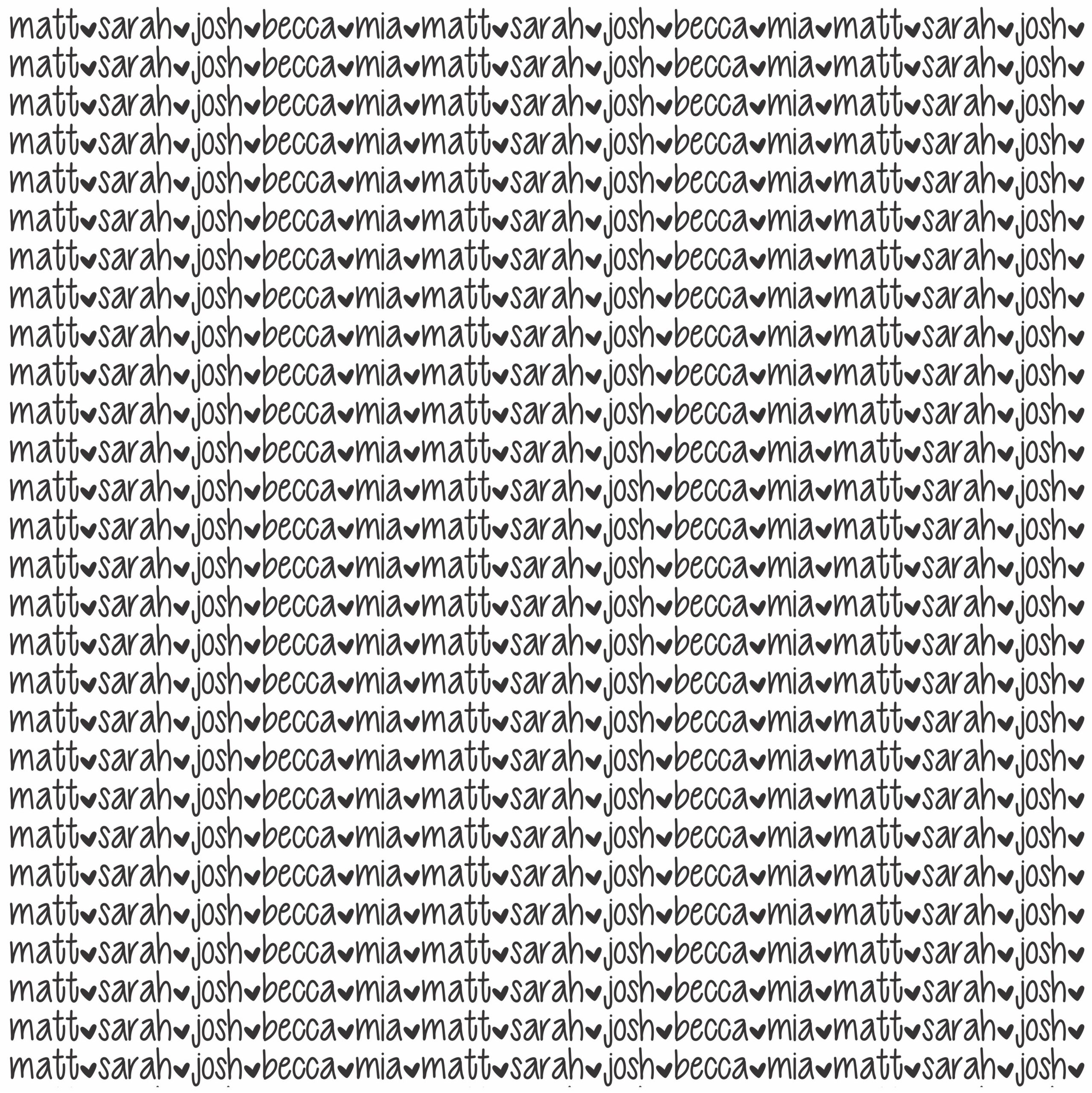 Black & white funky font