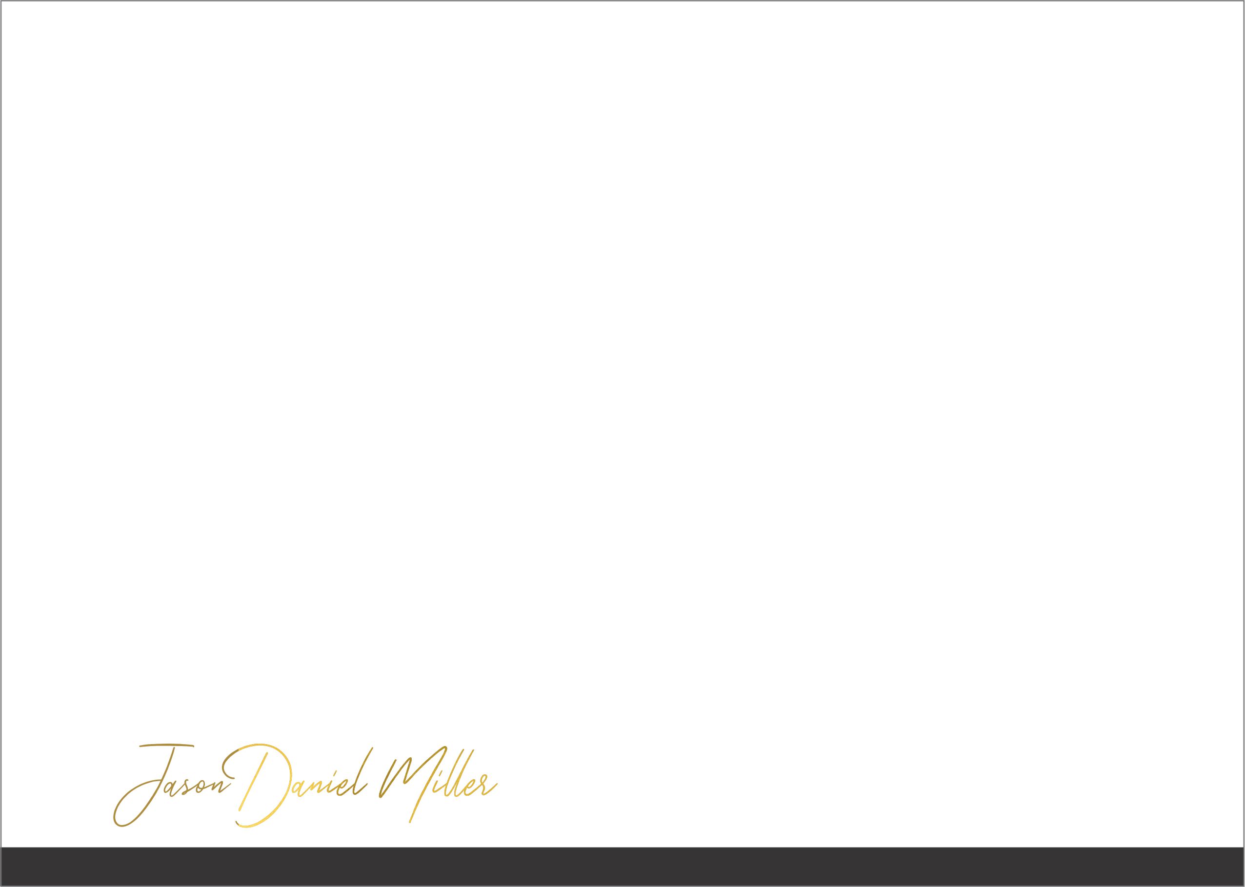 Name in gold