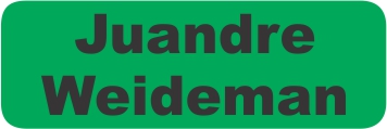 Green black text
