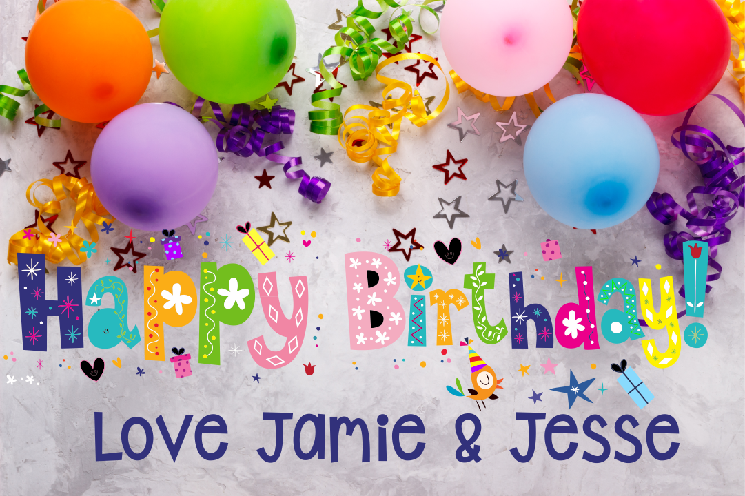Birthday balloons