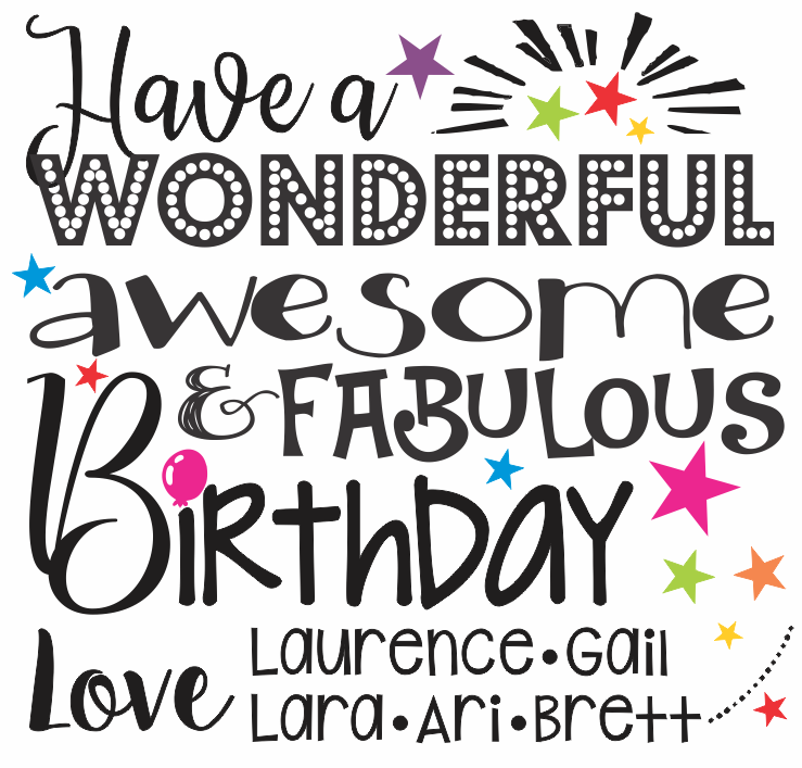 Wonderful birthday