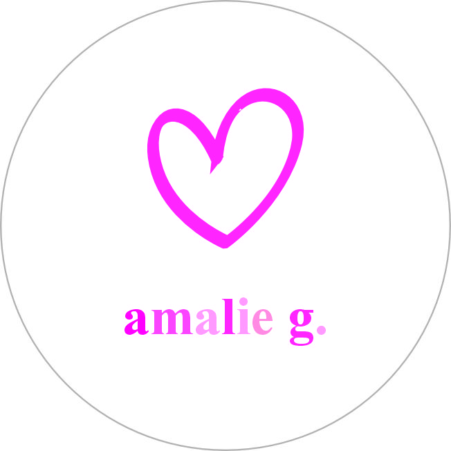 Heart pink round.