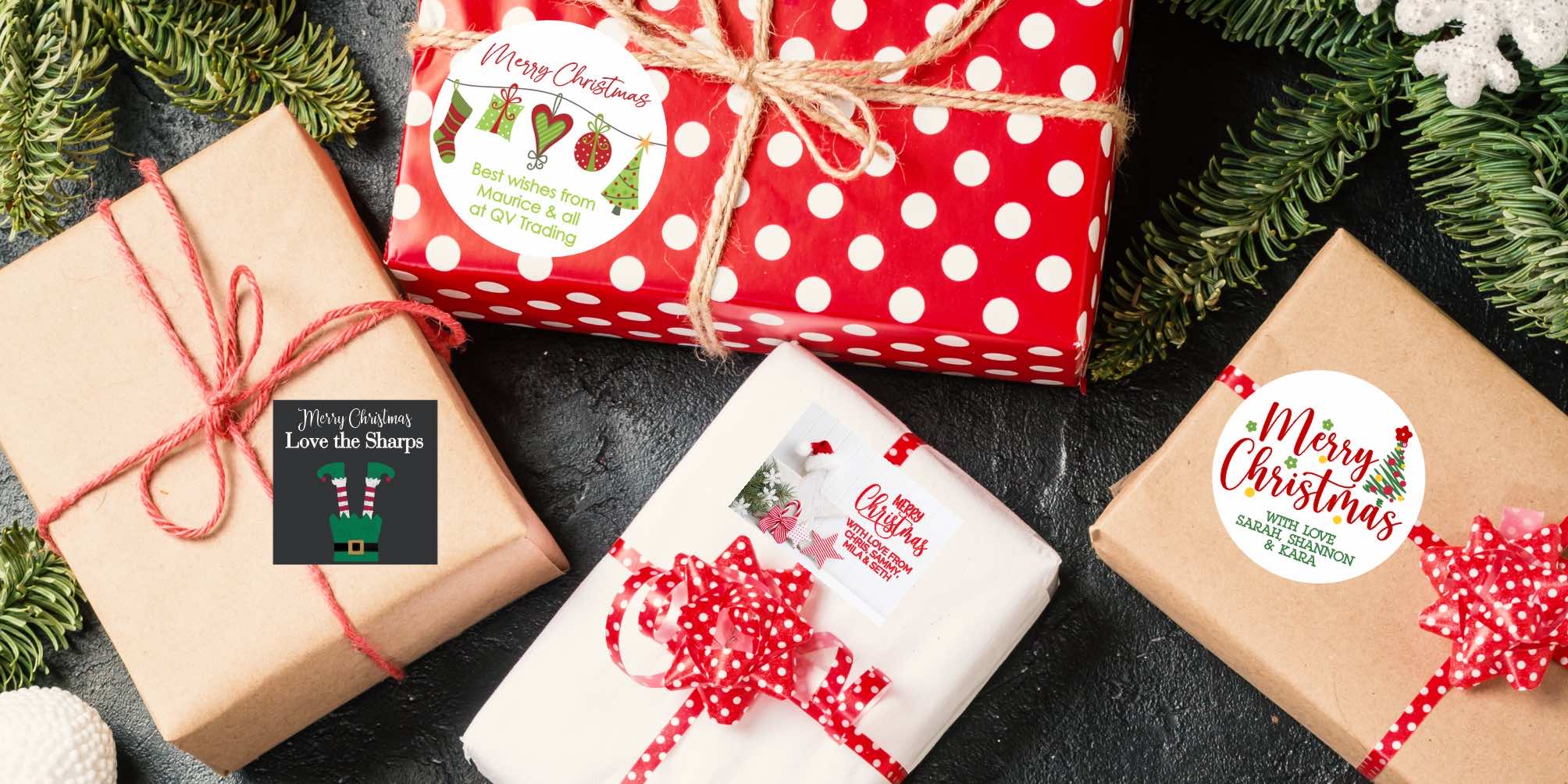 Landing page banners gift stickers 2