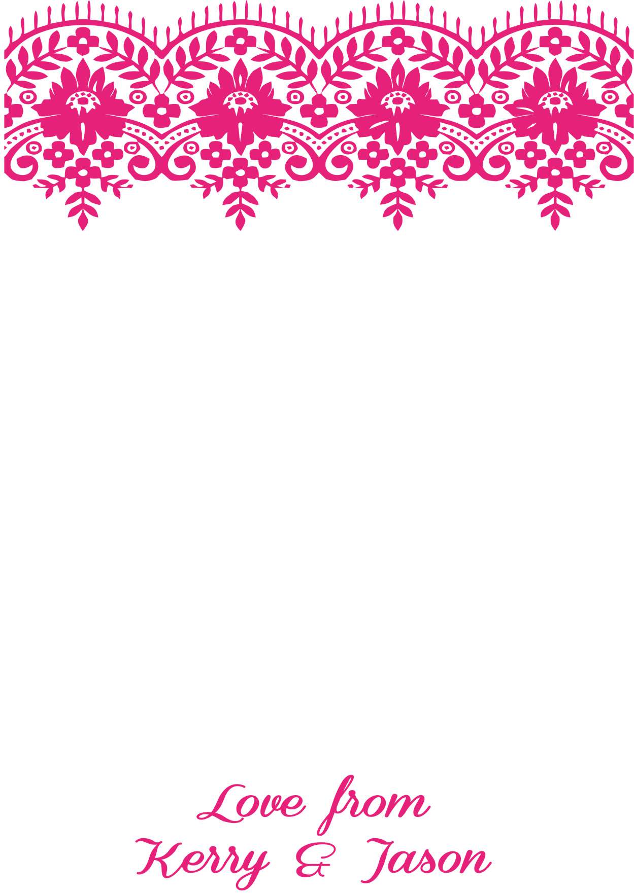 Lace pink