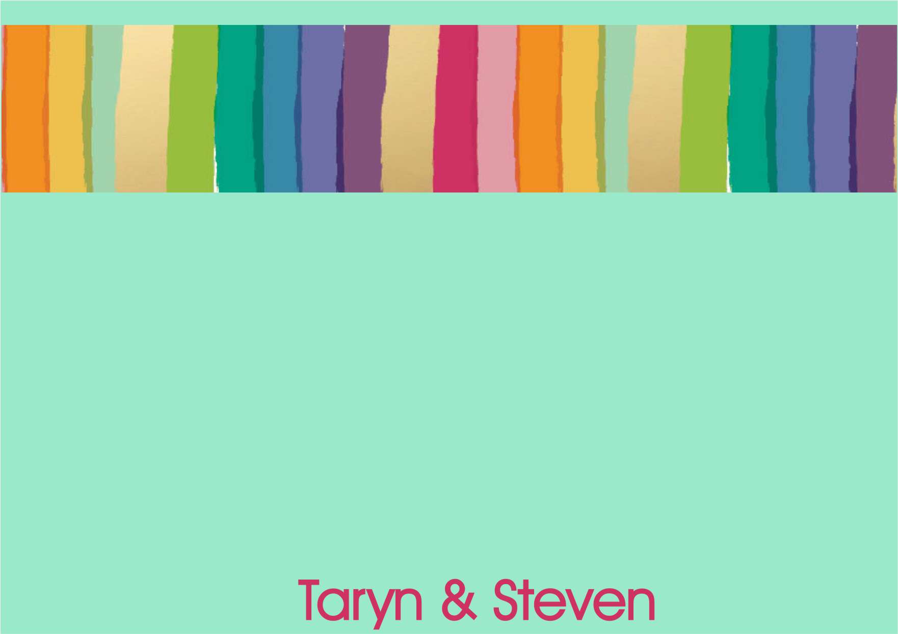 Watercolour stripes
