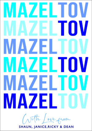Mazeltov mazeltov blues