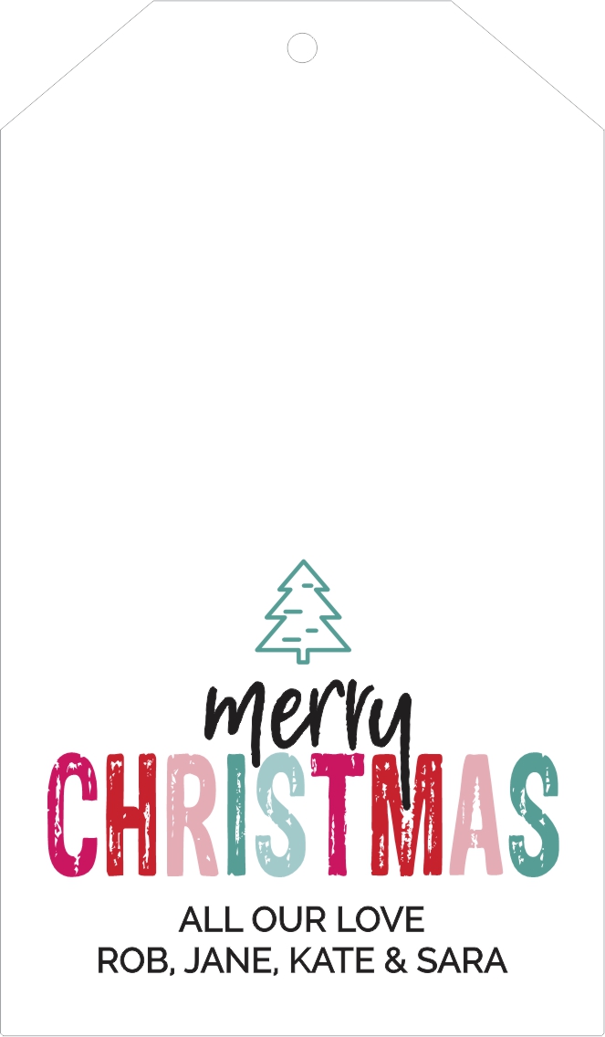 Christmas Merry goes pink