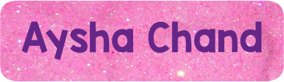 Purple on pink glitter