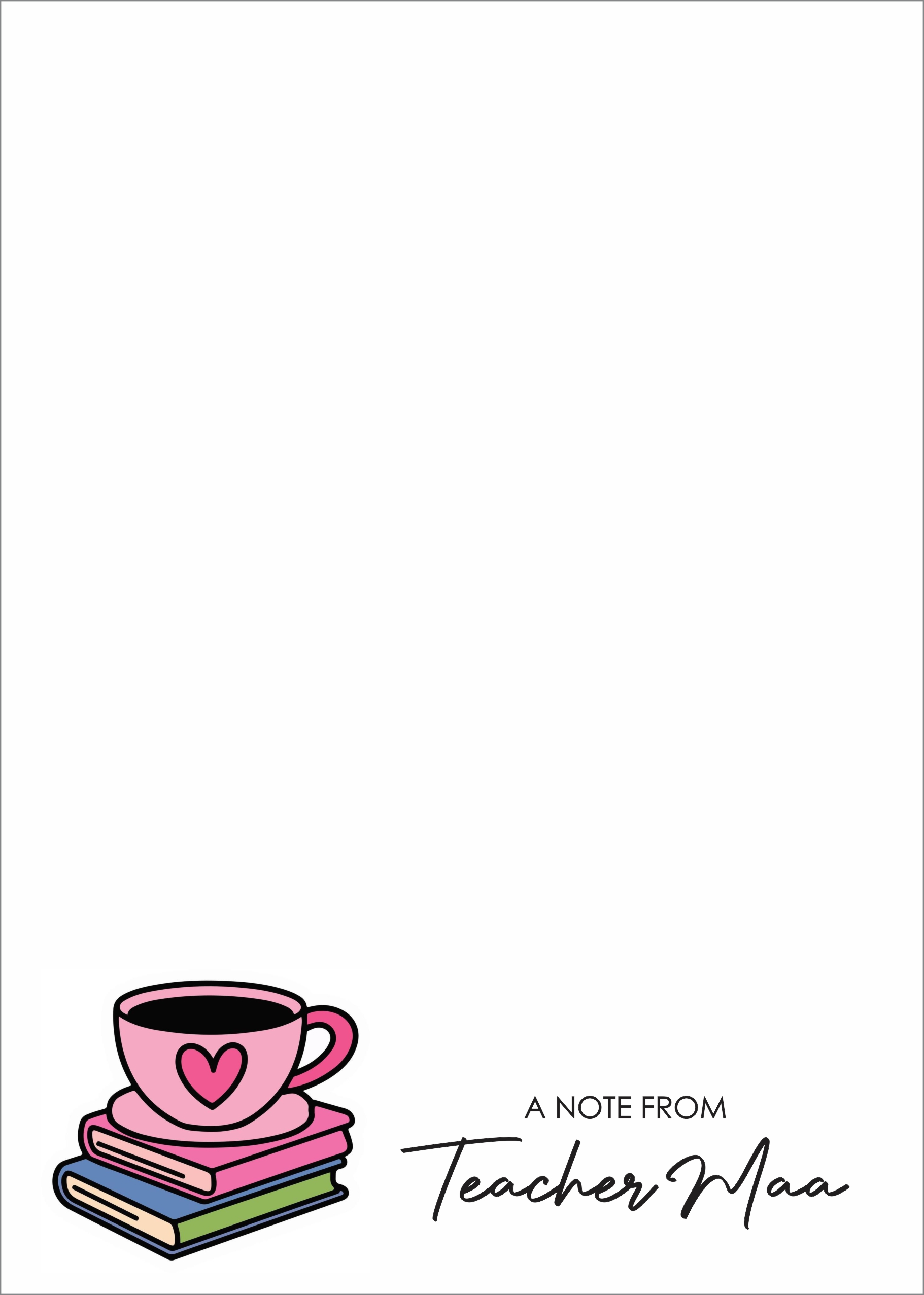 Mug on books