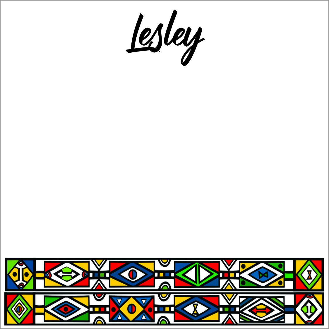 Ndebele patterns