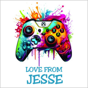 Neon console on white