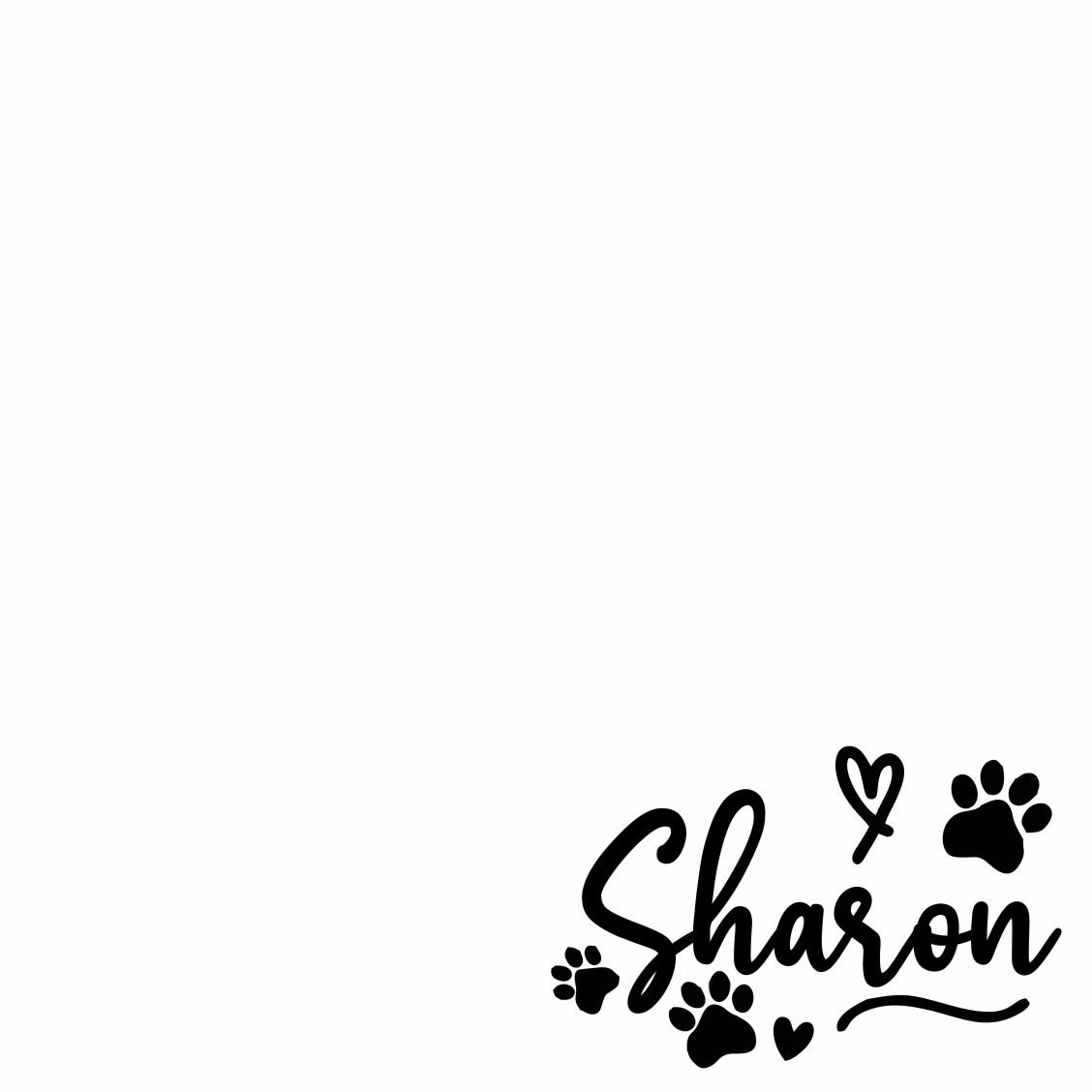 Paw prints