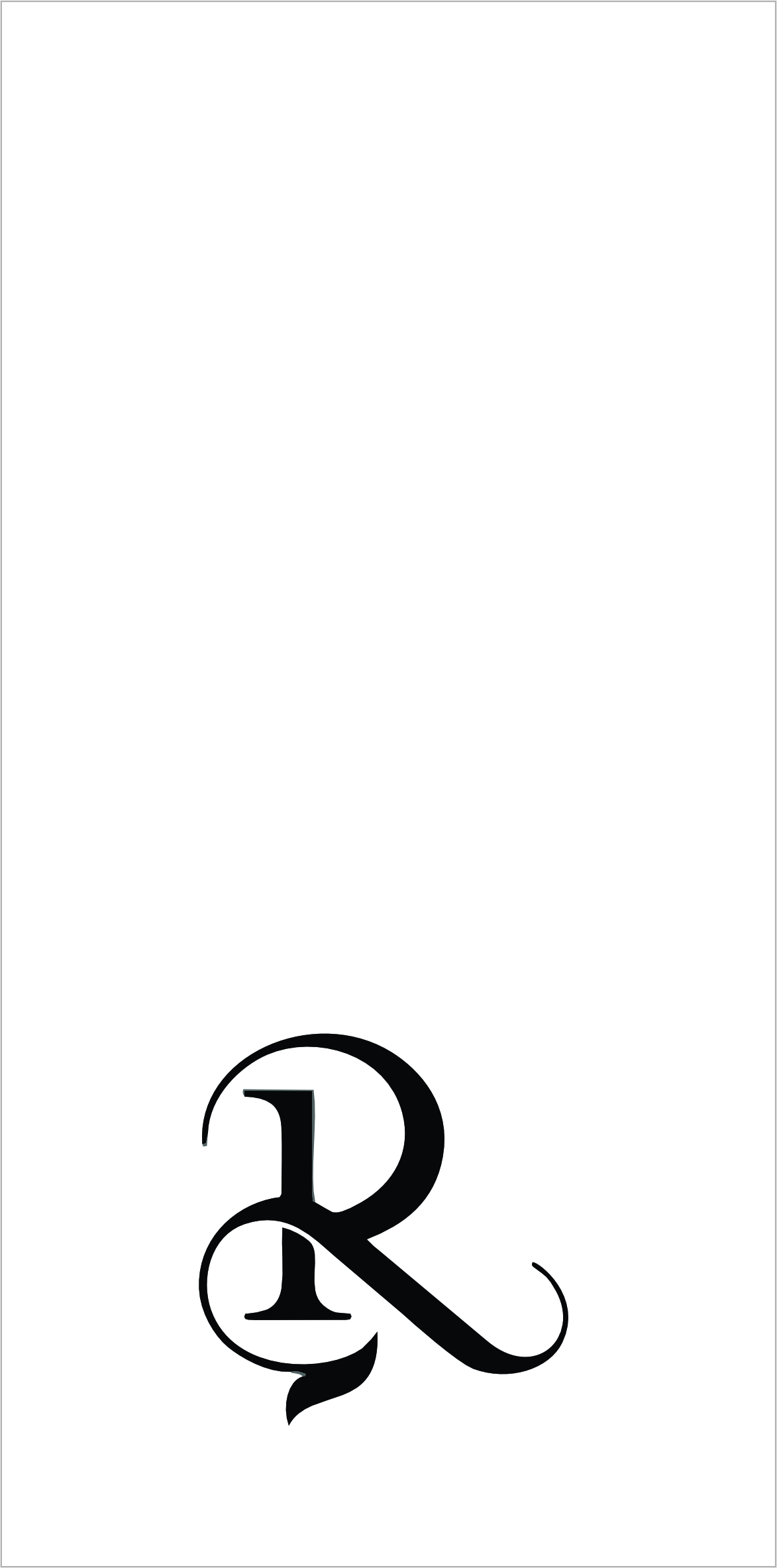 Ornamented letter 1