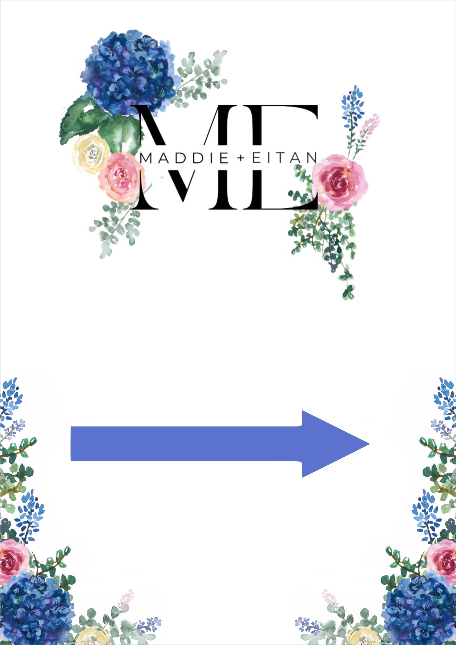Peak flowers Direction Board