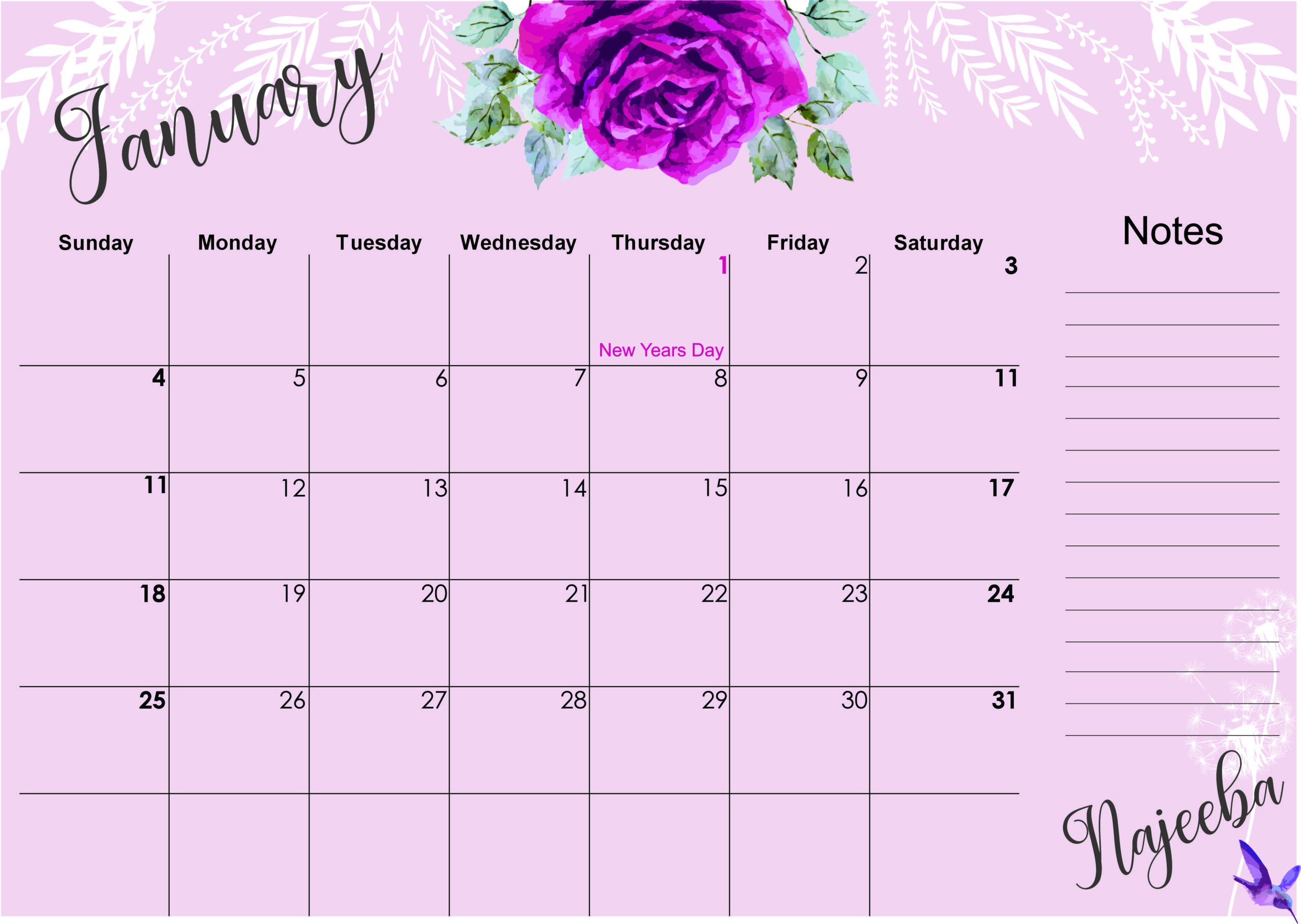 Pink rose