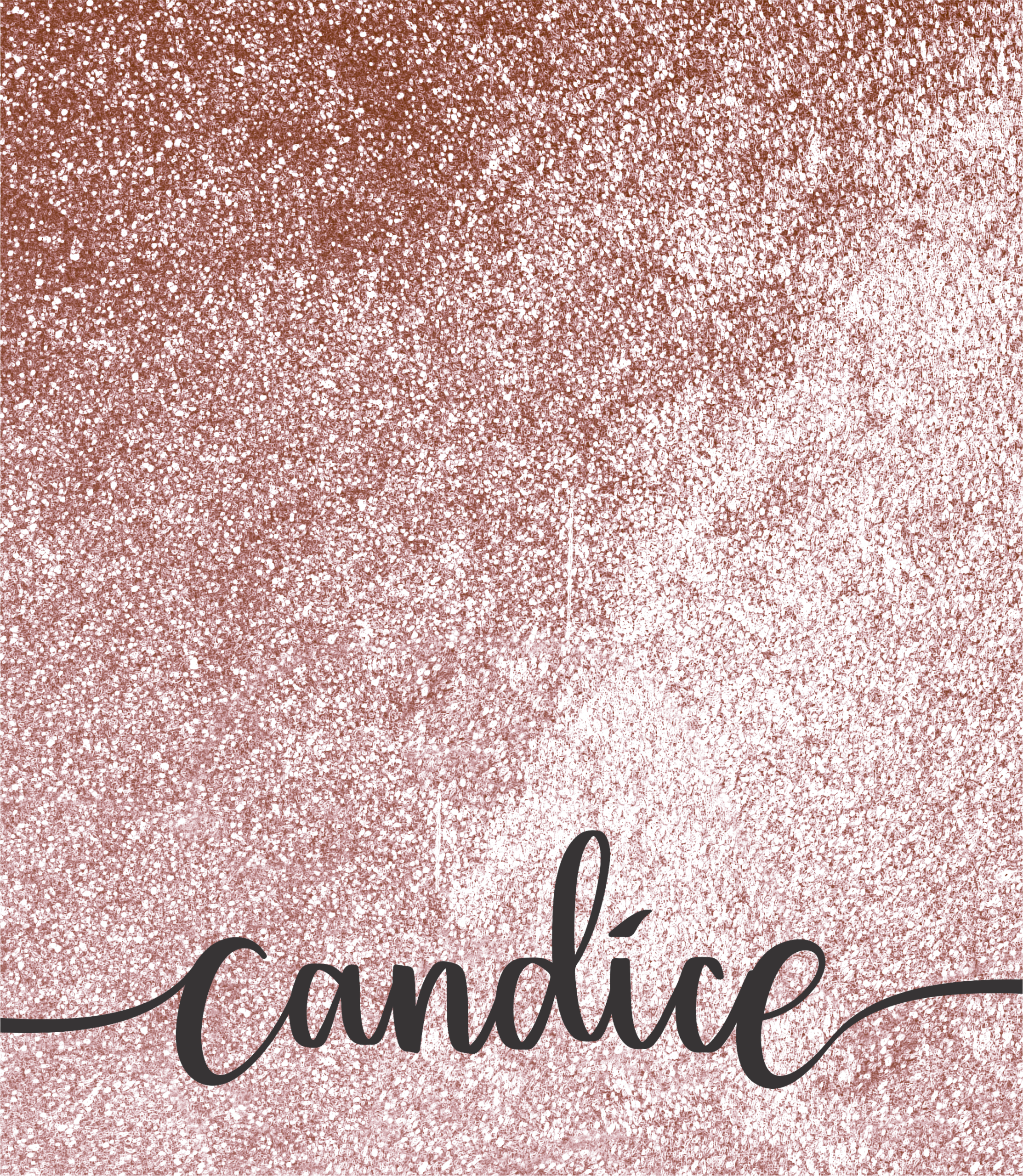Rose gold glitter