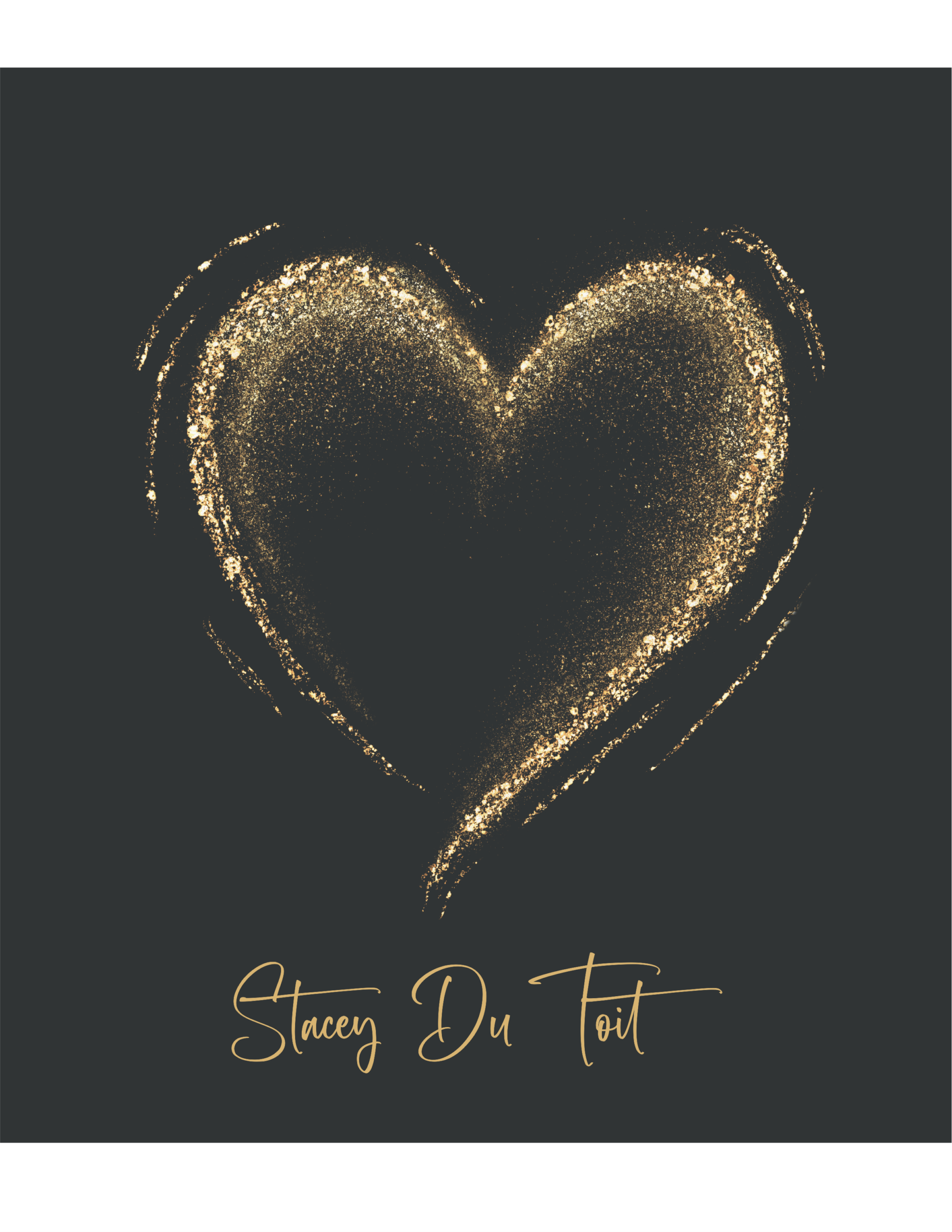 Heart in gold