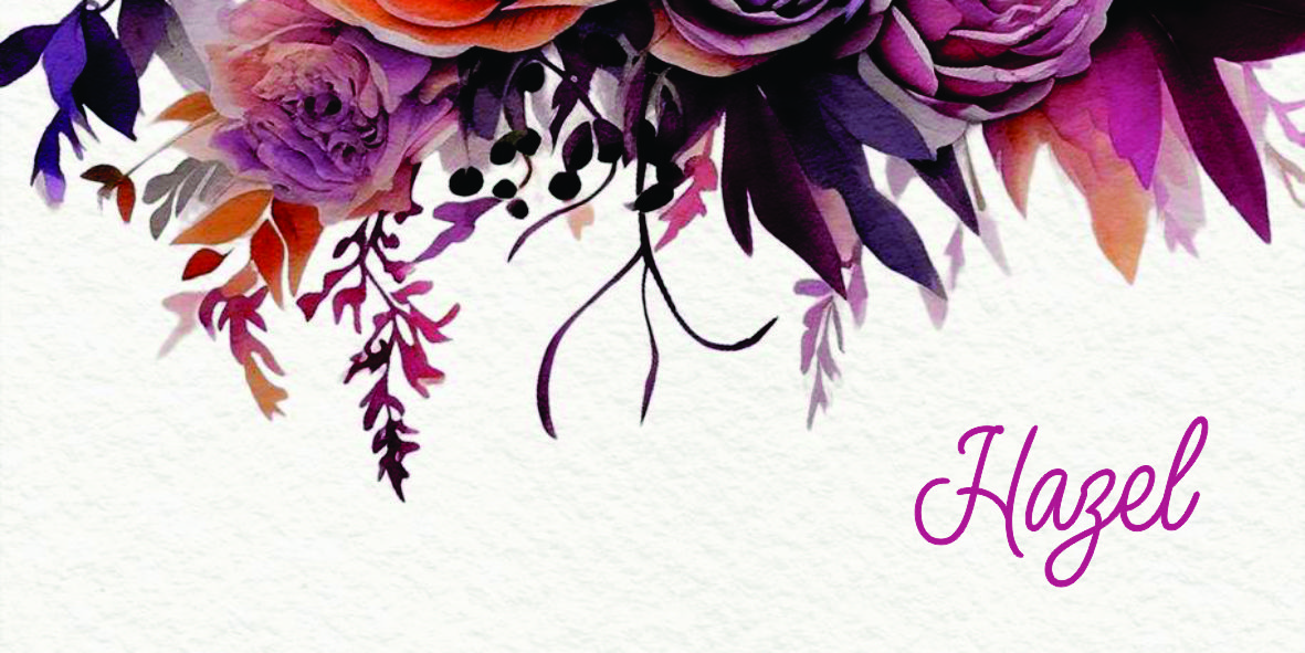 Plum coloured flowers