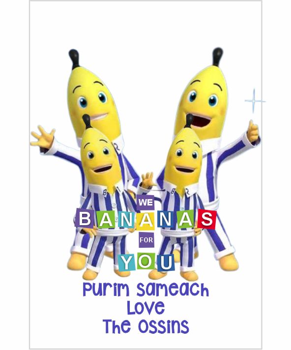 Purim Bananas