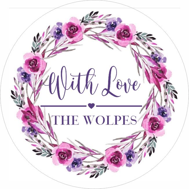 Purple wreath