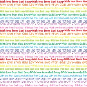 Rainbow text