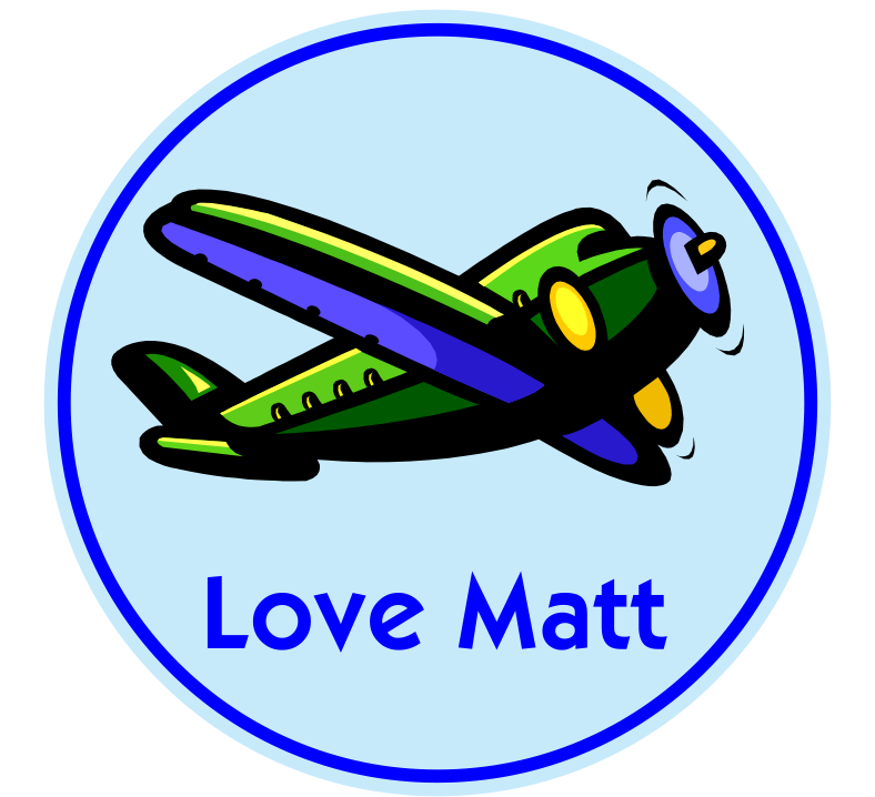 Plane green round