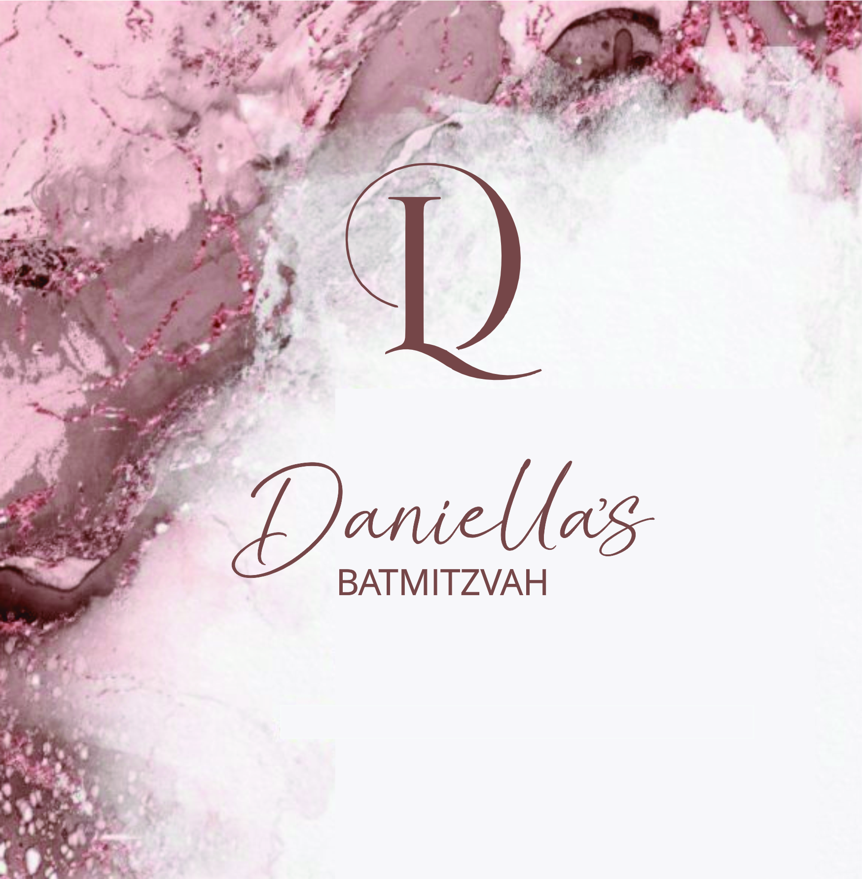Rosegold marble