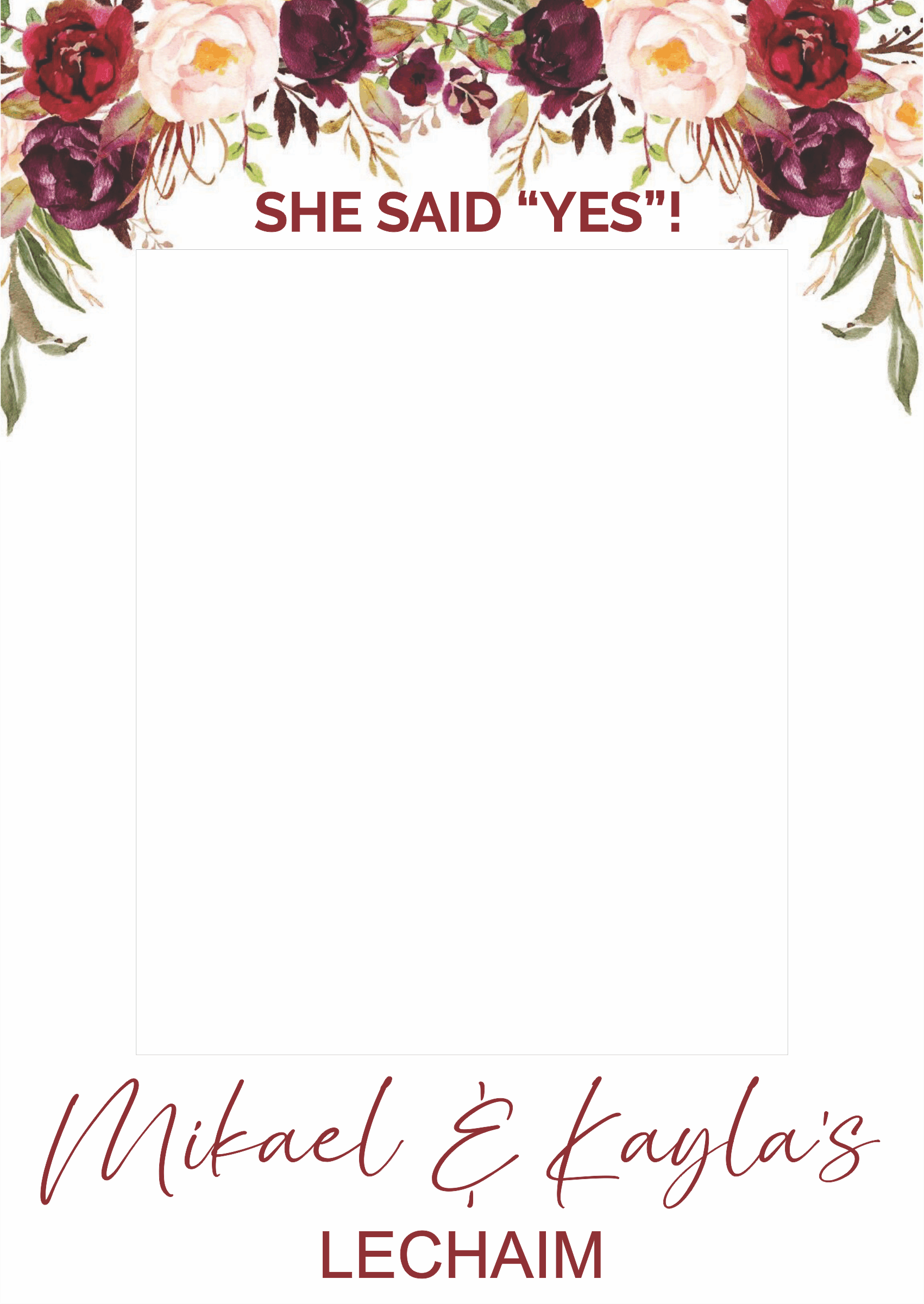 She said yes!