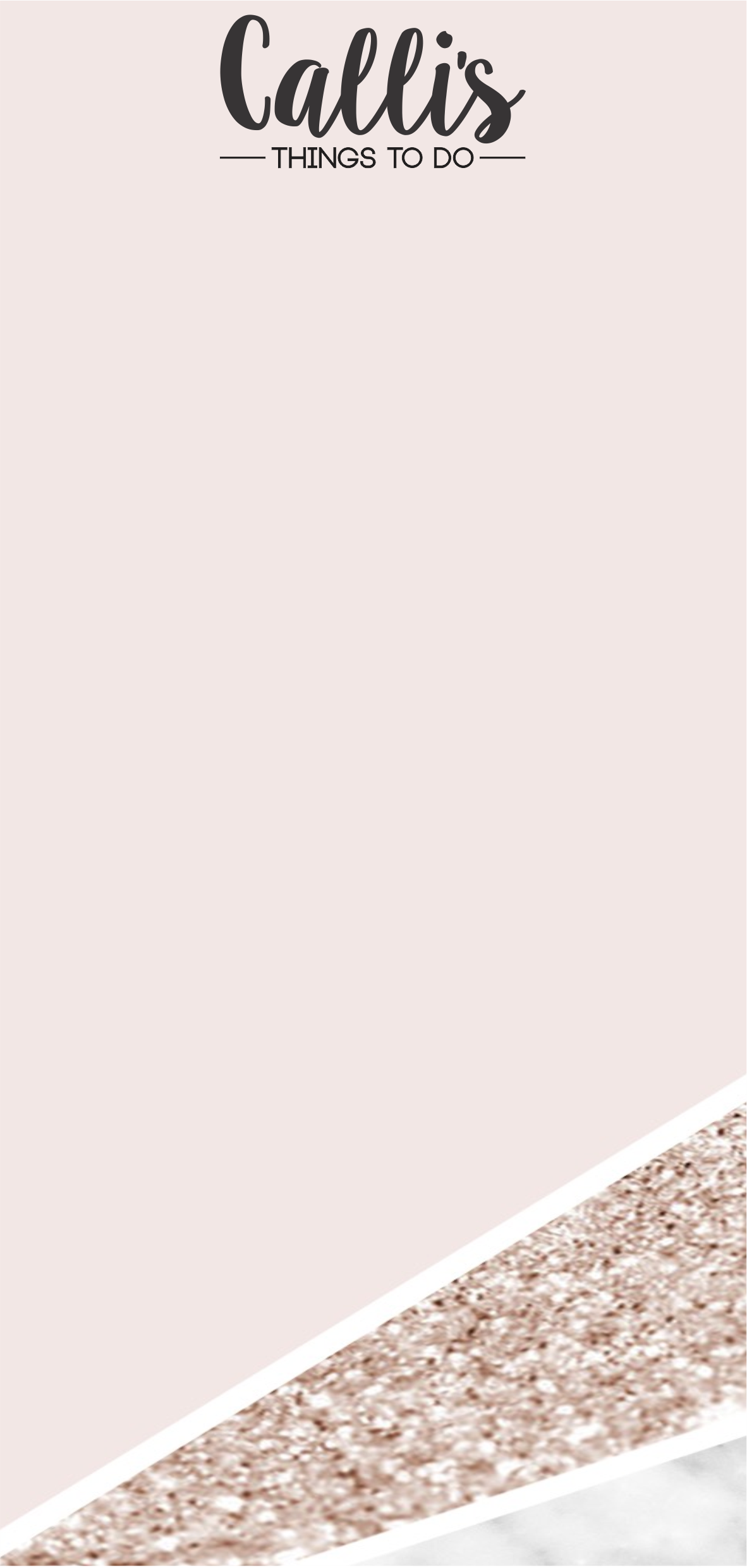 Rose gold marble